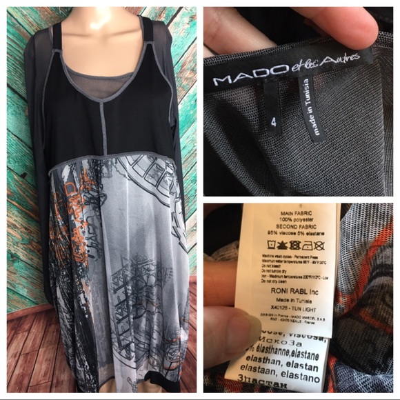 Mado Et Les Autres Sheer Racerback Dress - Picture 7 of 7